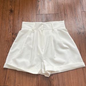 Off white high waisted shorts, size 2